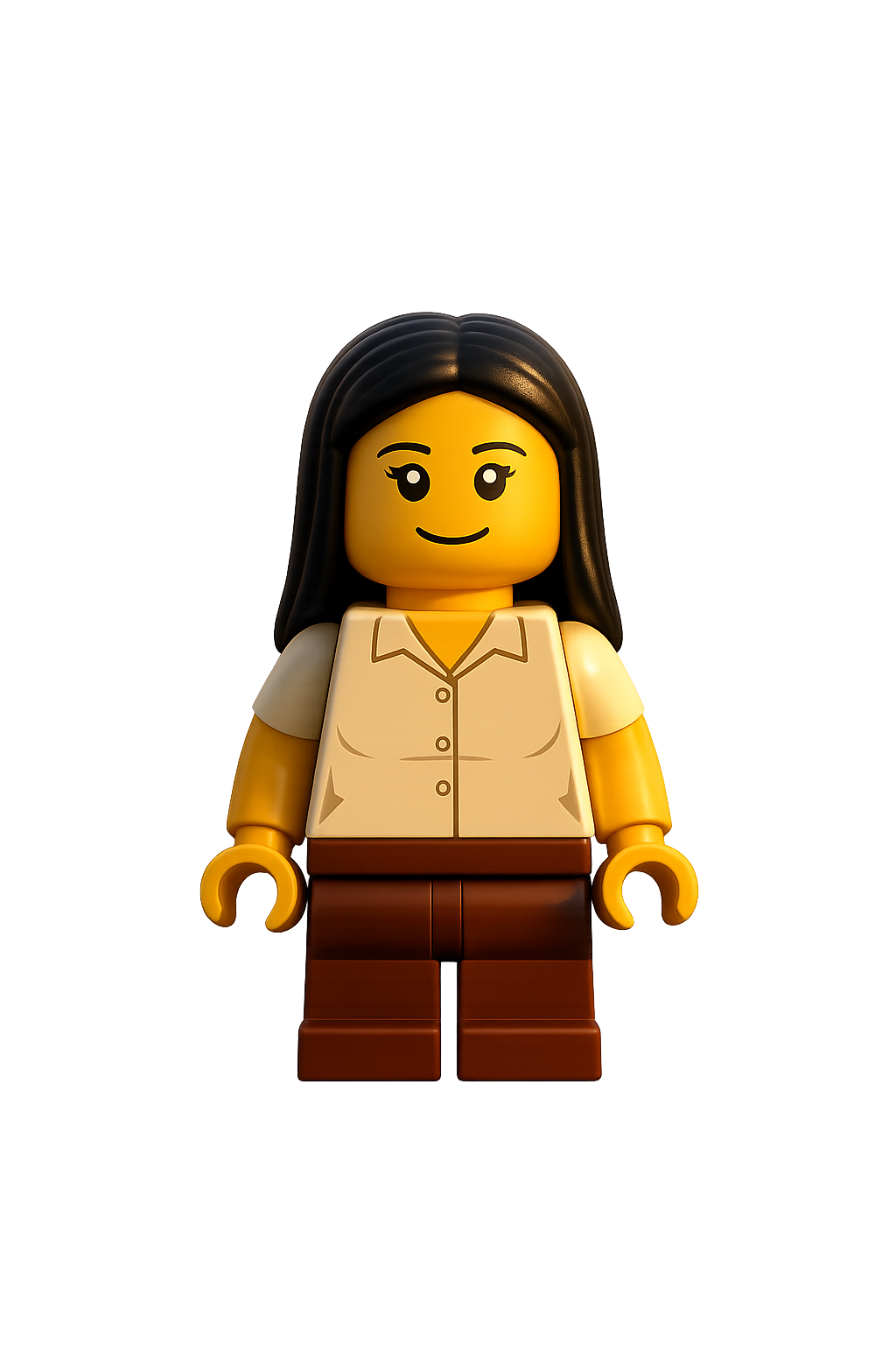 Gloria as a LEGO-style minifigure